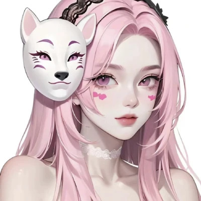 女生手绘微信头像