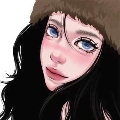 手绘头像女生唯美精致