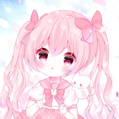 可爱卡通少女头像