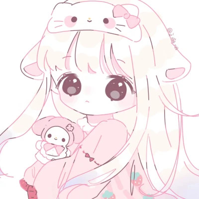 可爱卡通少女头像