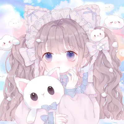 可爱卡通少女头像
