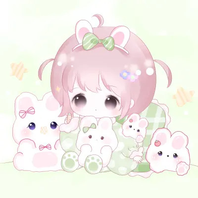 可爱幼稚治愈的女头动漫