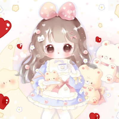可爱幼稚治愈的女头动漫