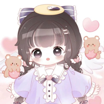 可爱幼稚治愈的女头动漫