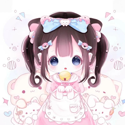 可爱幼稚治愈的女头动漫
