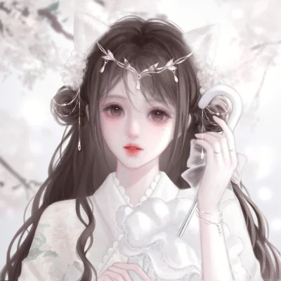 仙气十足的五人闺蜜头像