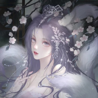 仙气十足的五人闺蜜头像