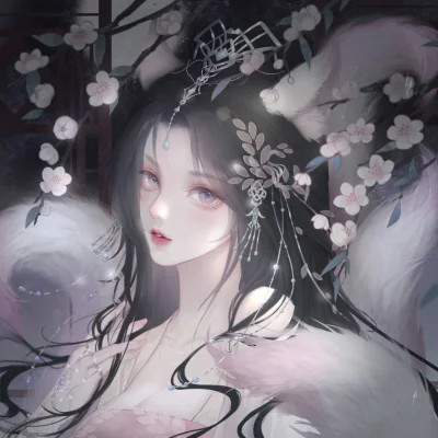 仙气十足的五人闺蜜头像