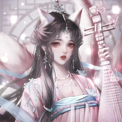 仙气十足的五人闺蜜头像