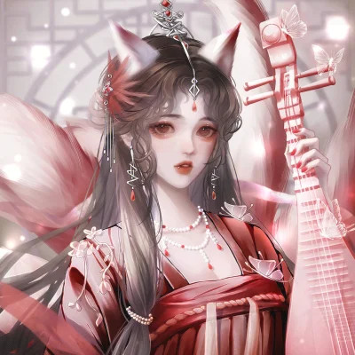 仙气十足的五人闺蜜头像