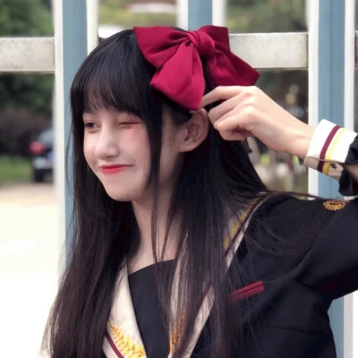 女生真人头像可爱温柔