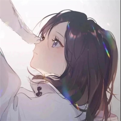 一见钟情的温柔浪漫动漫情侣头像