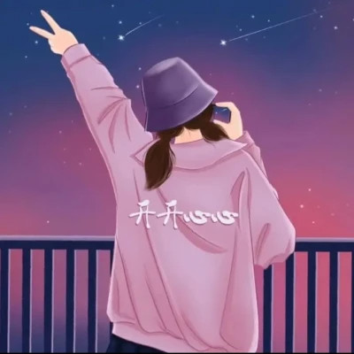 超好看的手绘情侣头像图片