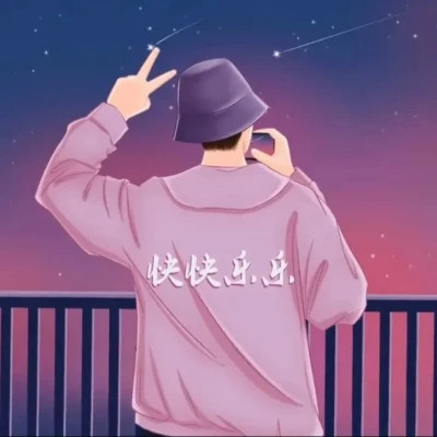 超好看的手绘情侣头像图片