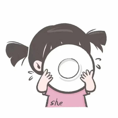 超好看的手绘情侣头像图片
