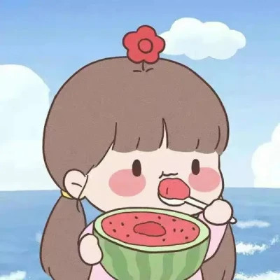超好看的手绘情侣头像图片