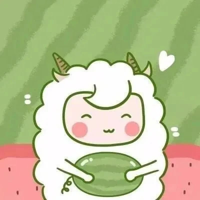 超好看的手绘情侣头像图片
