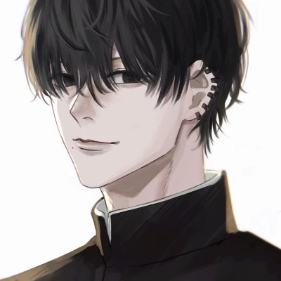 动漫男头像慵懒偏冷淡风