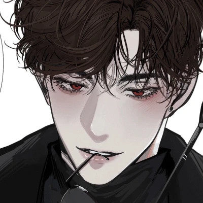 2025动漫男头ins风超酷帅气