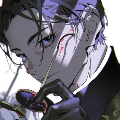 2025动漫男头ins风超酷帅气