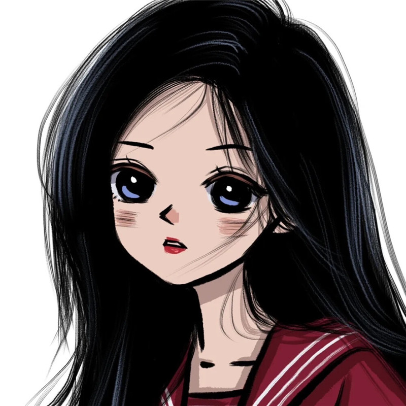 可爱简单好看的头像女生Q版