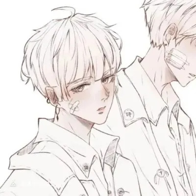 基情撩人的男男动漫情侣头像