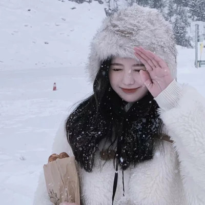 可盐可甜真人女生微信头像