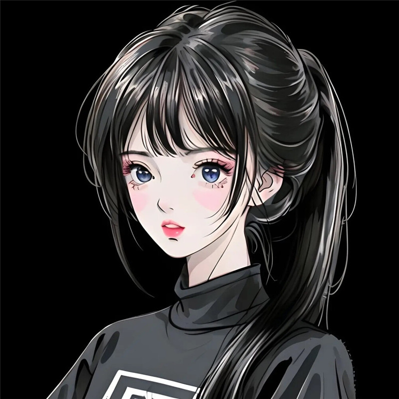 超级好看的手绘女头像