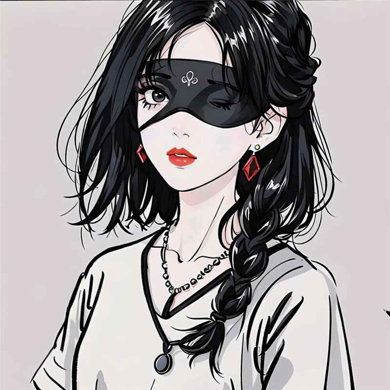 超级好看的手绘女头像