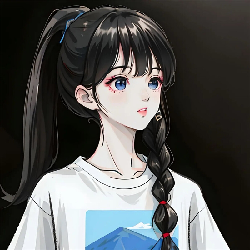 超级好看的手绘女头像