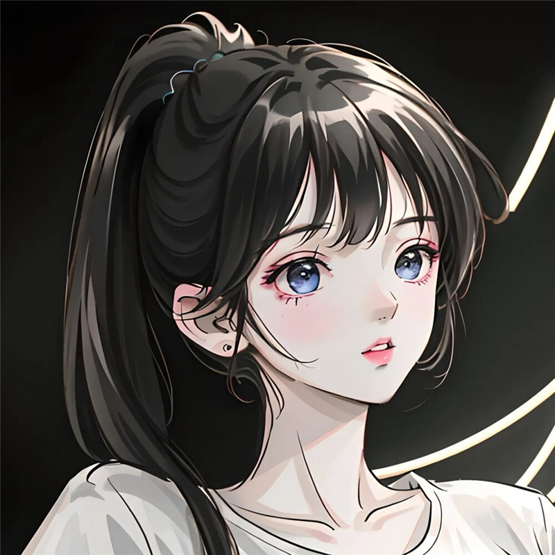 超级好看的手绘女头像