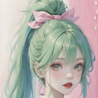 超漂亮的女生手绘头像