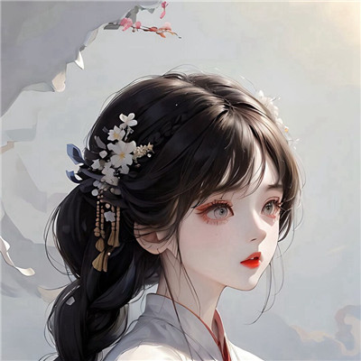 超漂亮的女生手绘头像