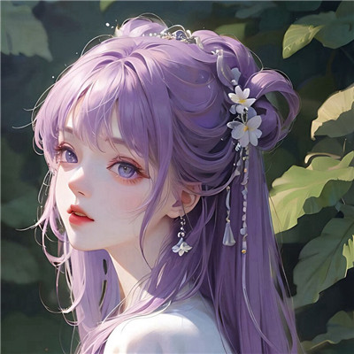 超漂亮的女生手绘头像