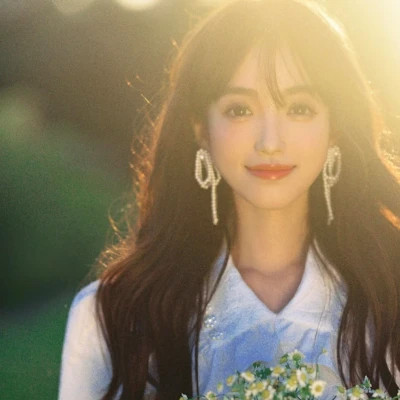 唯美森系复古文艺女生头像