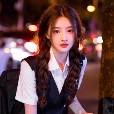 唯美森系复古文艺女生头像