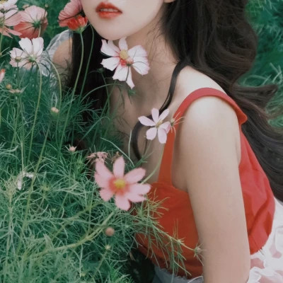 唯美森系复古文艺女生头像