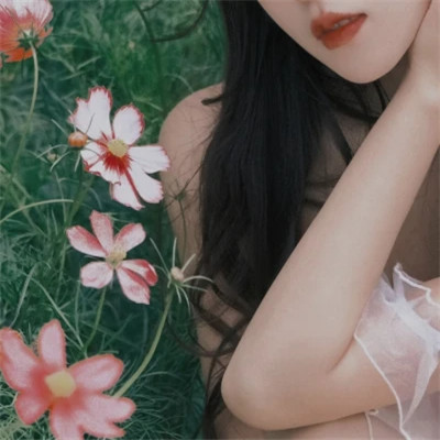 唯美森系复古文艺女生头像