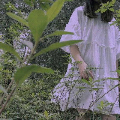 干净清新部位女生头像