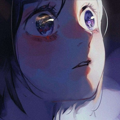 星河璀璨的女生头像动漫