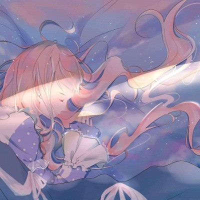 星河璀璨的女生头像动漫