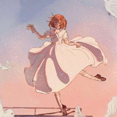 星河璀璨的女生头像动漫