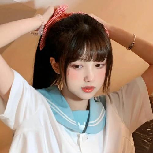 青春可爱校园风女头