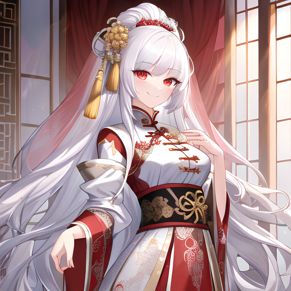 2025最火新款AI手绘女生动漫头像图片