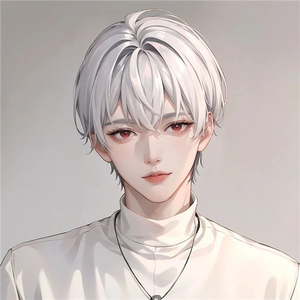 AI手绘动漫男生帅气头像