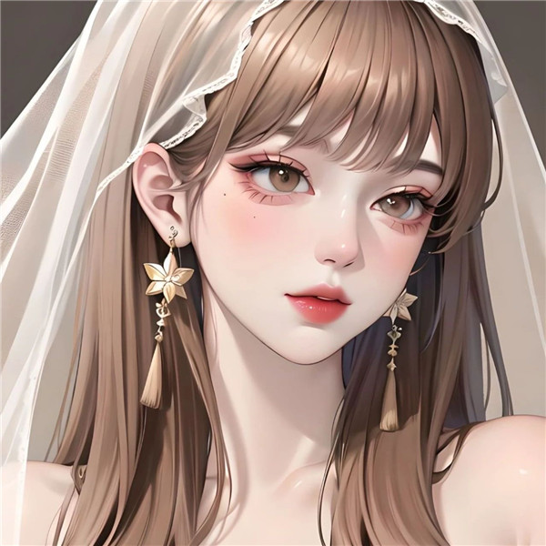 AI绘画头像女生