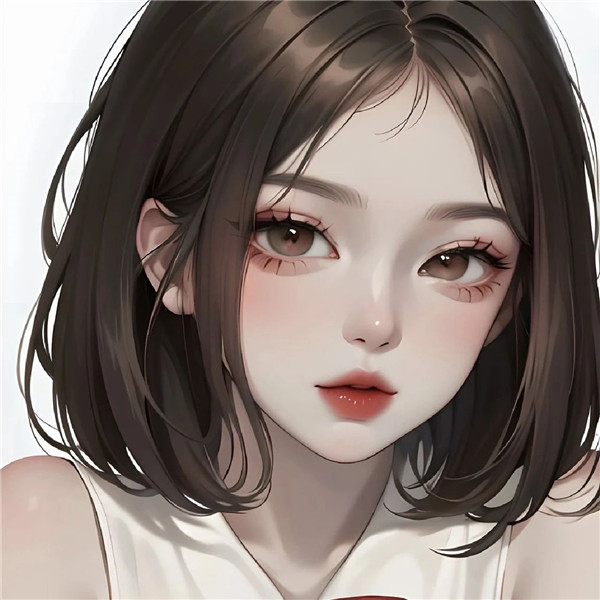 AI绘画头像女生
