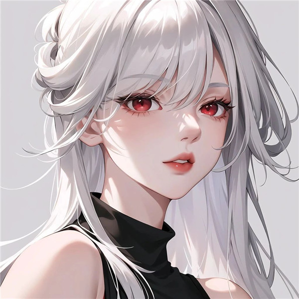 AI绘画头像女生