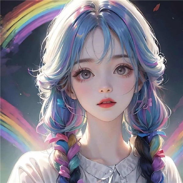 智能AI绘画女头像图片