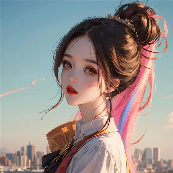 智能AI绘画女头像图片